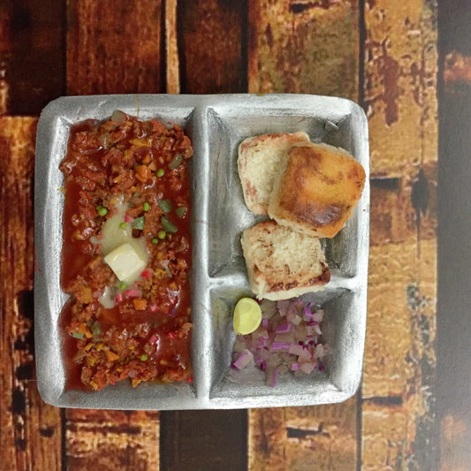 Mumbai Pav Bhaji Indian Chaat Miniature Food Magnet