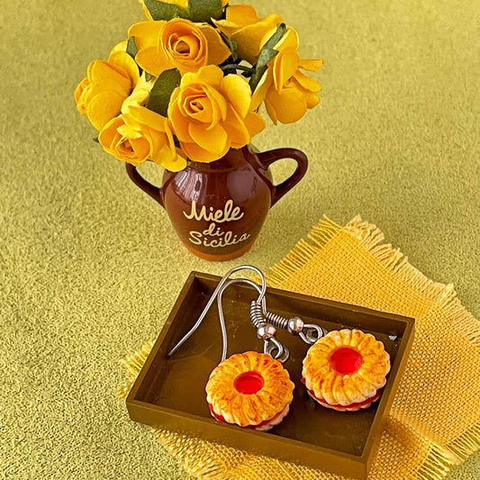 Jimjam Miniature Cookie Food Earrings