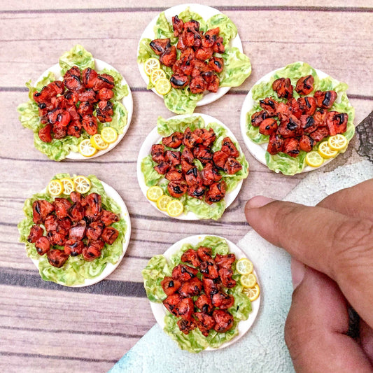 Chicken Tikka Miniature Food Fridge Magnet