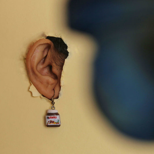 Nutella Jar Miniature Earrings