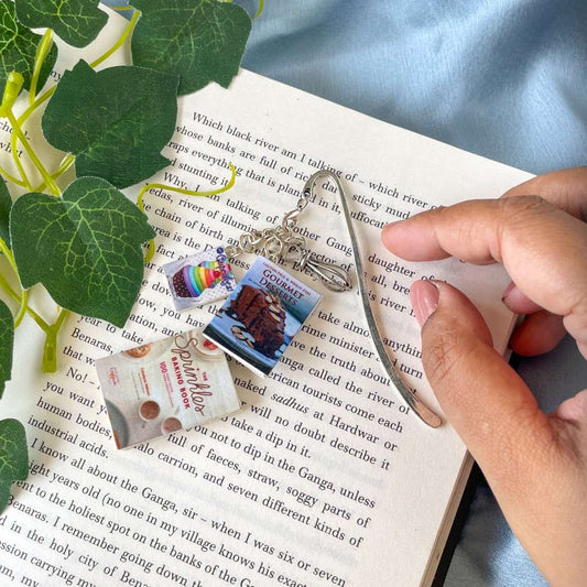 Baking Desserts Miniature Books Hook Bookmark