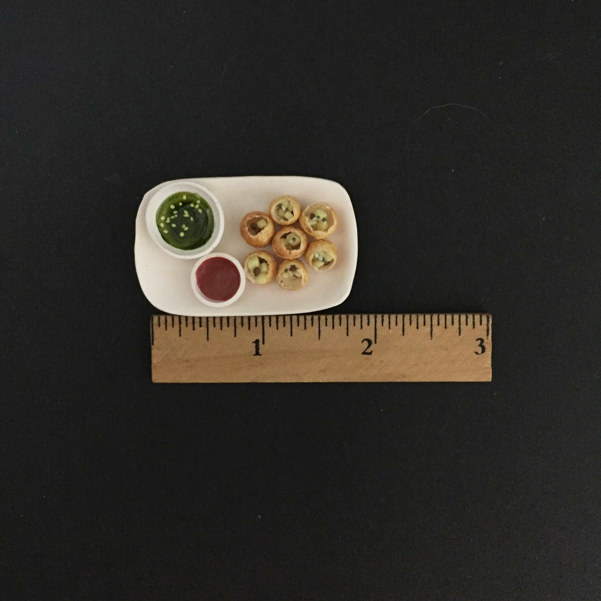 Pani Puri Golgappa Puchka Indian Chaat Miniature Food Magnet