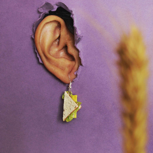 vegetable Sandwich earrings
