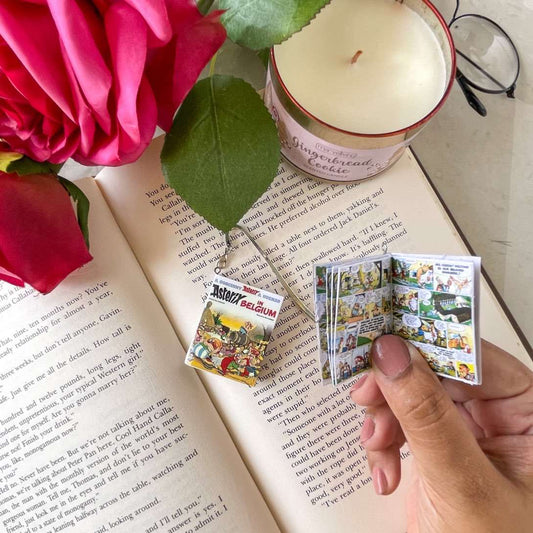 Asterix N TinTin Miniature Book Hook Bookmark