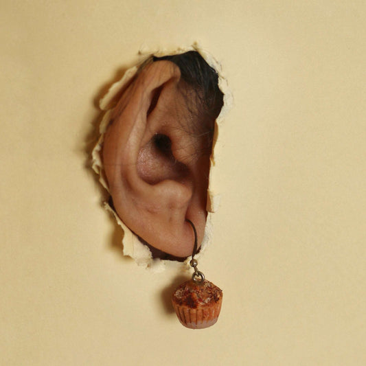 Blueberry Muffins Mini Food Earrings