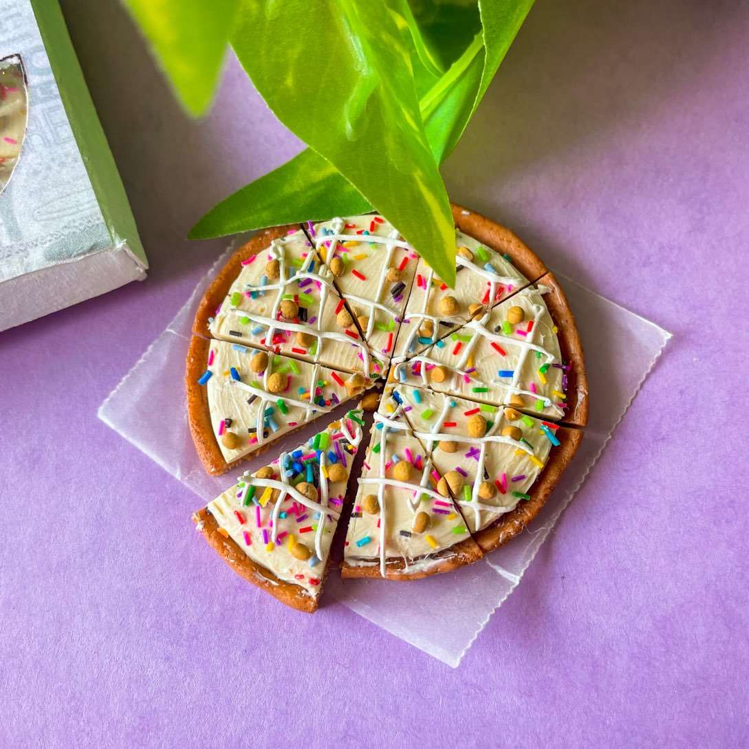 Baskin Robbins Icecream Pizza Miniature Food Magnet 