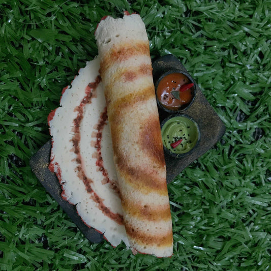 Semi Rolled Dosa South Indian Miniature Food Fridge Magnet