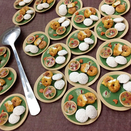 Idli Vada Sambar Breakfast South Indian Food Fridge Magnet