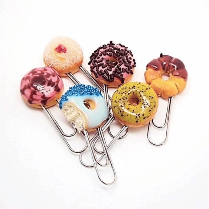 Sugary Donuts Miniature Planner N Paper Pins