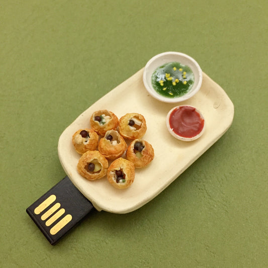 Pani Puri Miniature Nouveauté Pen Drive