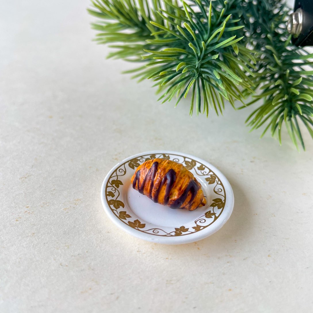 Croissant  Miniature Lapel Brooch Pin