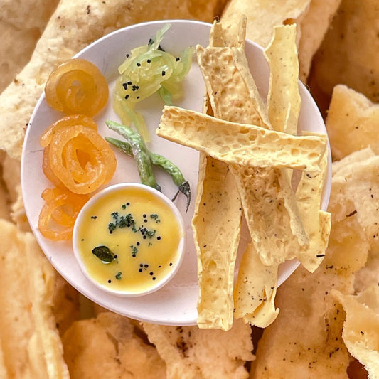 Gujarati Fafda Jalebi Indian Miniature Food Magnet