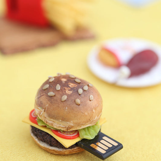 Burger Fries Miniature Nouveauté Pen Drive