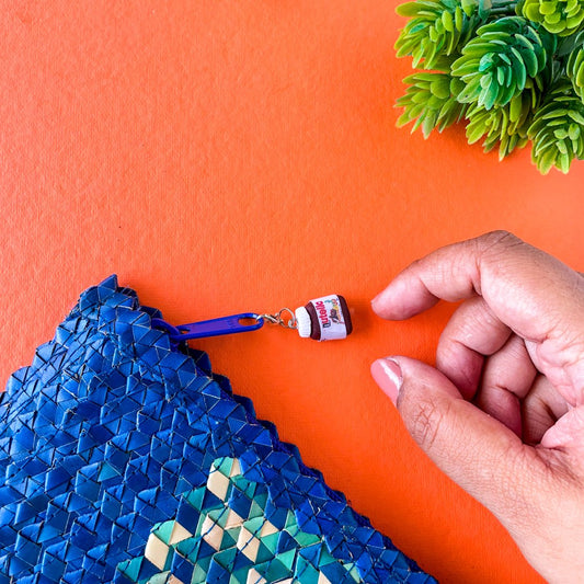 Nutella Miniature Zipper, Pendant, Bracelet & Planner Charms