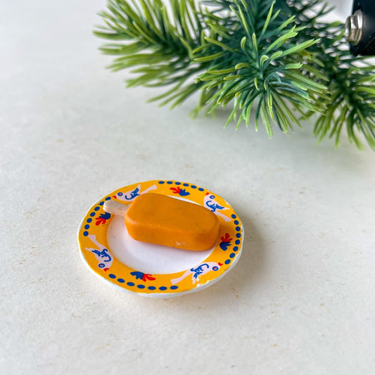 Ice Cream Bar Miniature Lapel Brooch Pin