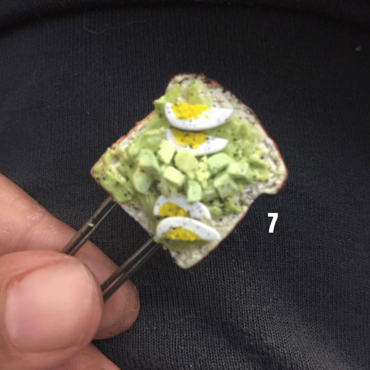 Bread Toast Miniature Planner N Paper Pins