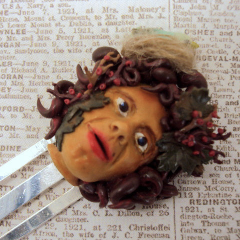 Ms Forest Whimsy Head Bookmark