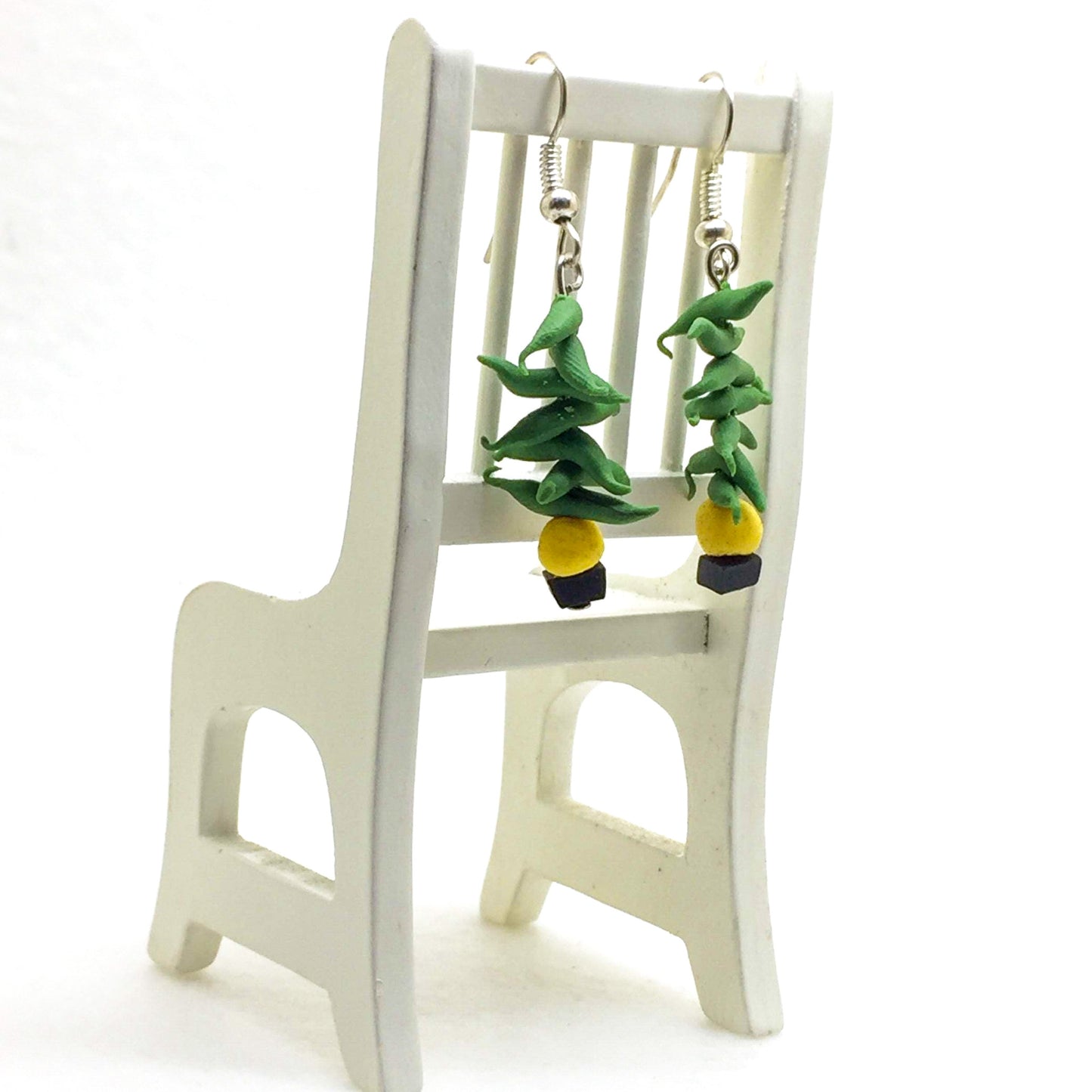 निम्बू मिर्ची नज़रबट्टू मिनिएचर इयररिंग्स