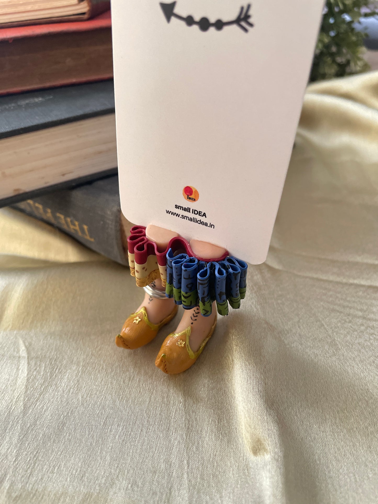 Rabari Ghagra Mojari Tribe Handmade Miniature Leggy Bookmark