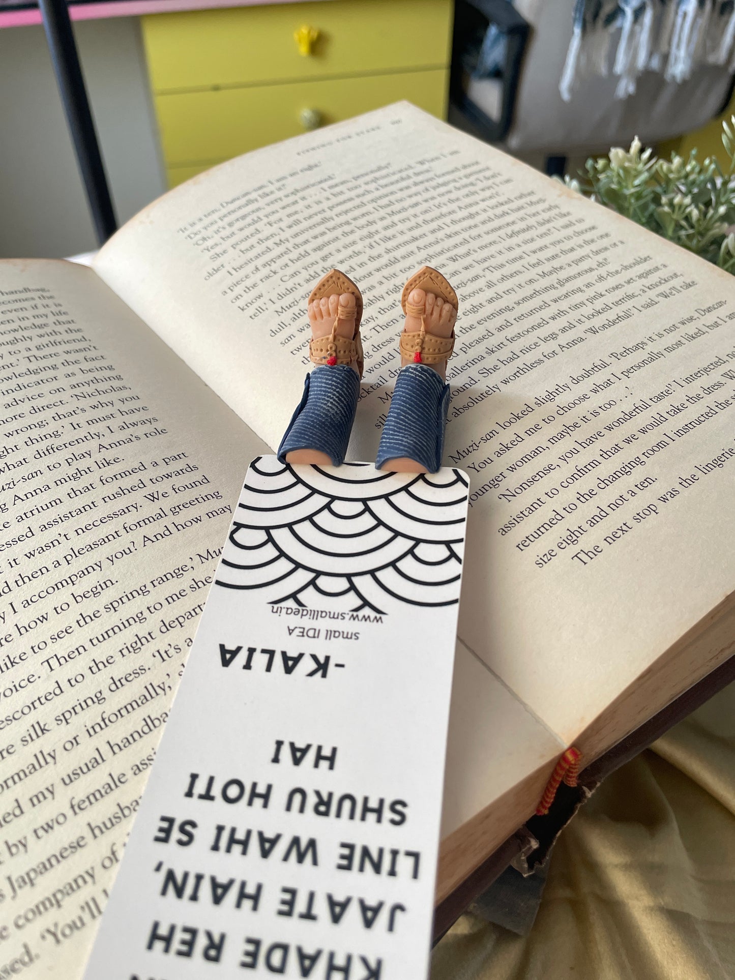 Kalia Movie Dailouge Handmade Miniature Leggy Bookmark