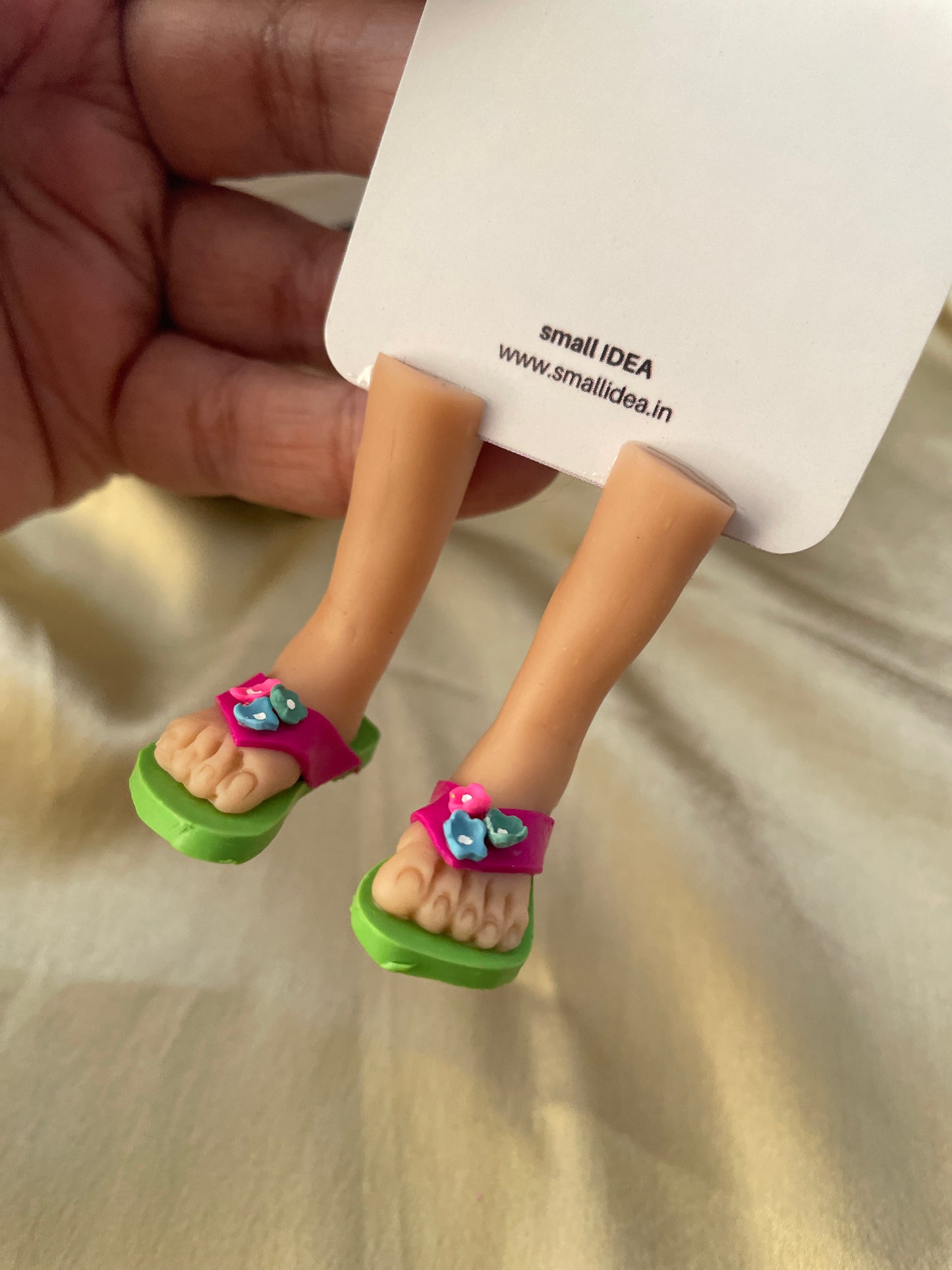 Flip Flop Lovers Handmade Miniature Leggy Bookmark