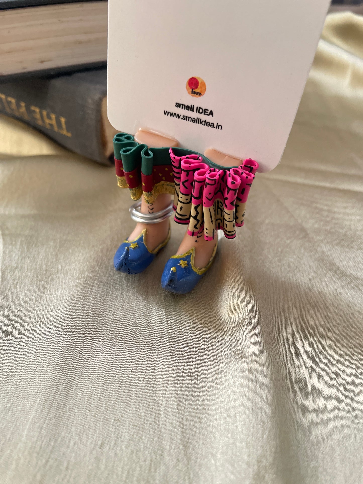 Rabari Ghagra Mojari Tribe Handmade Miniature Leggy Bookmark