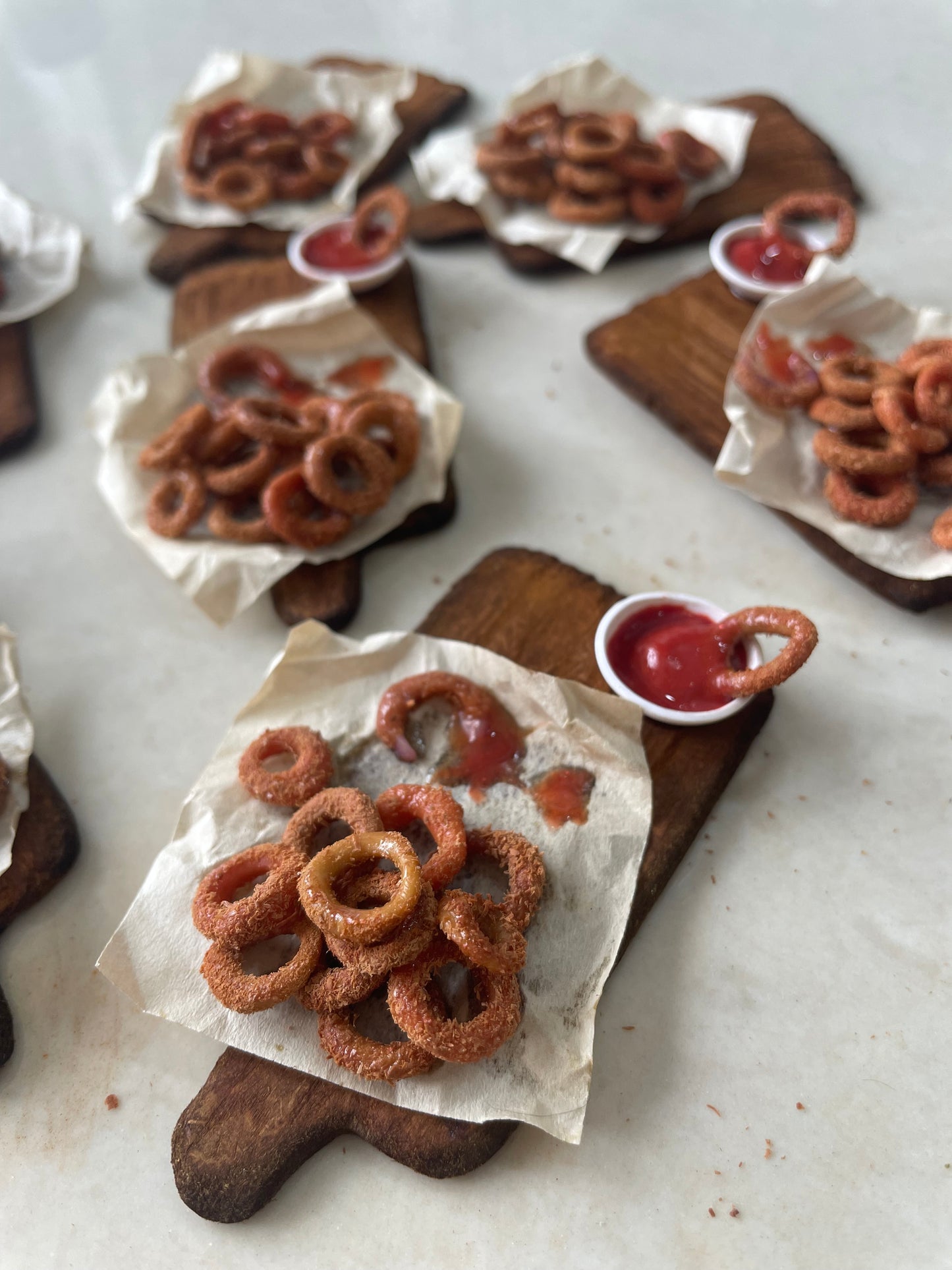 Onion Rings Miniature Food Fridge Magnet