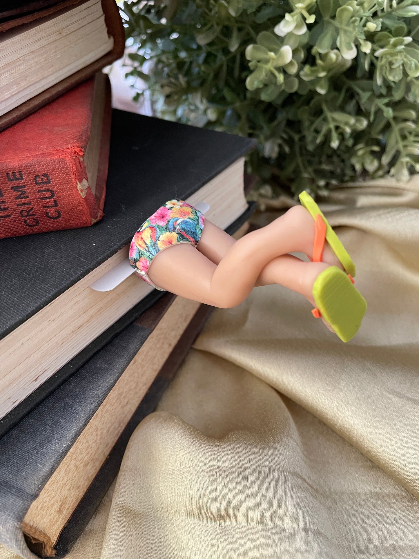 Bikini Babes Handmade Miniature Leggy Bookmark