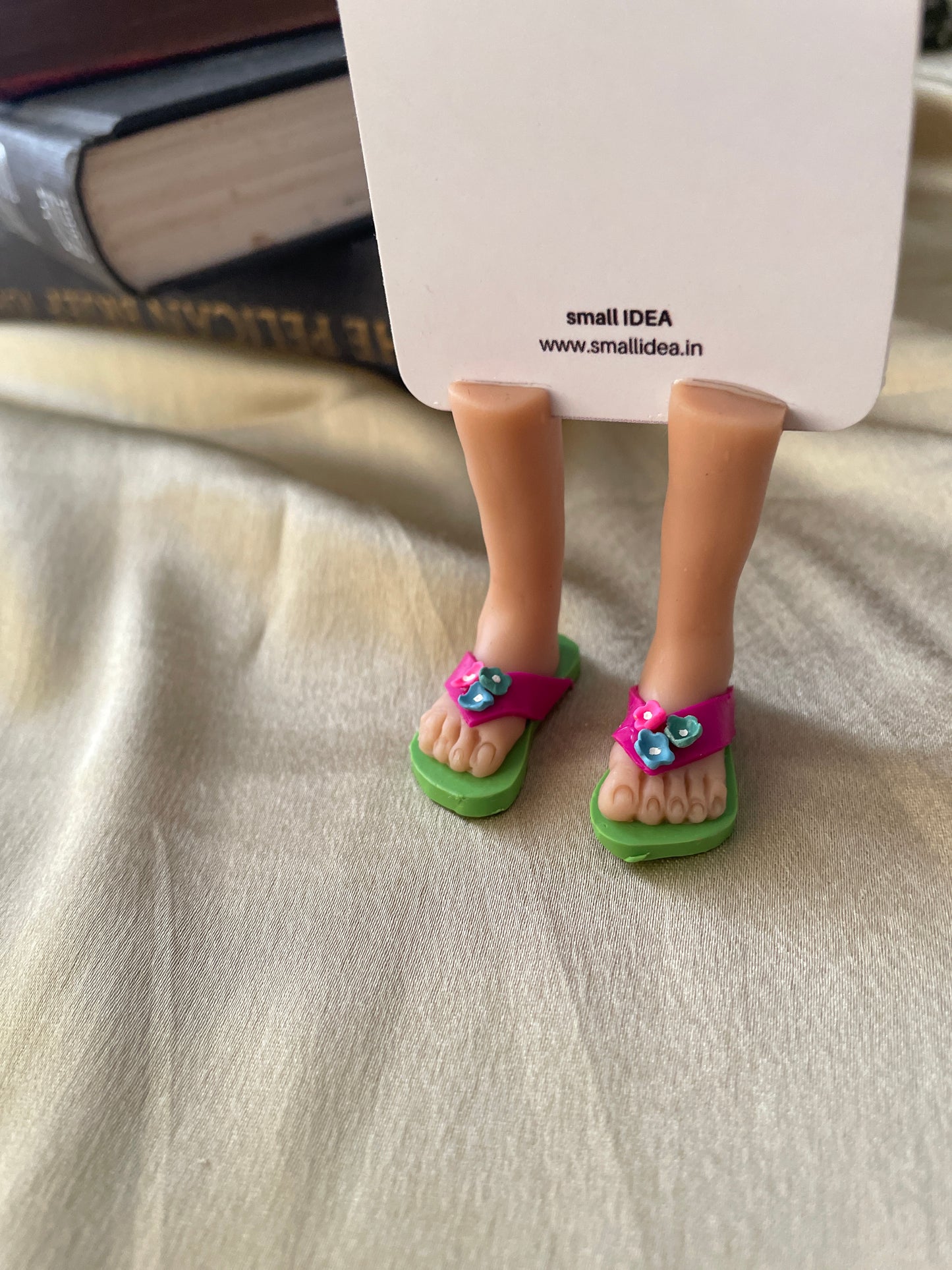 Flip Flop Lovers Handmade Miniature Leggy Bookmark