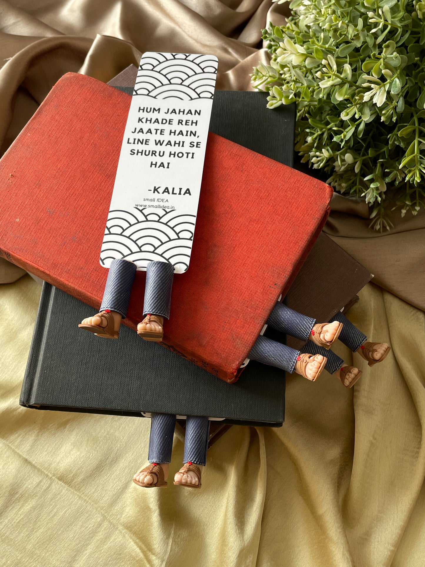 Kalia Movie Dailouge Handmade Miniature Leggy Bookmark