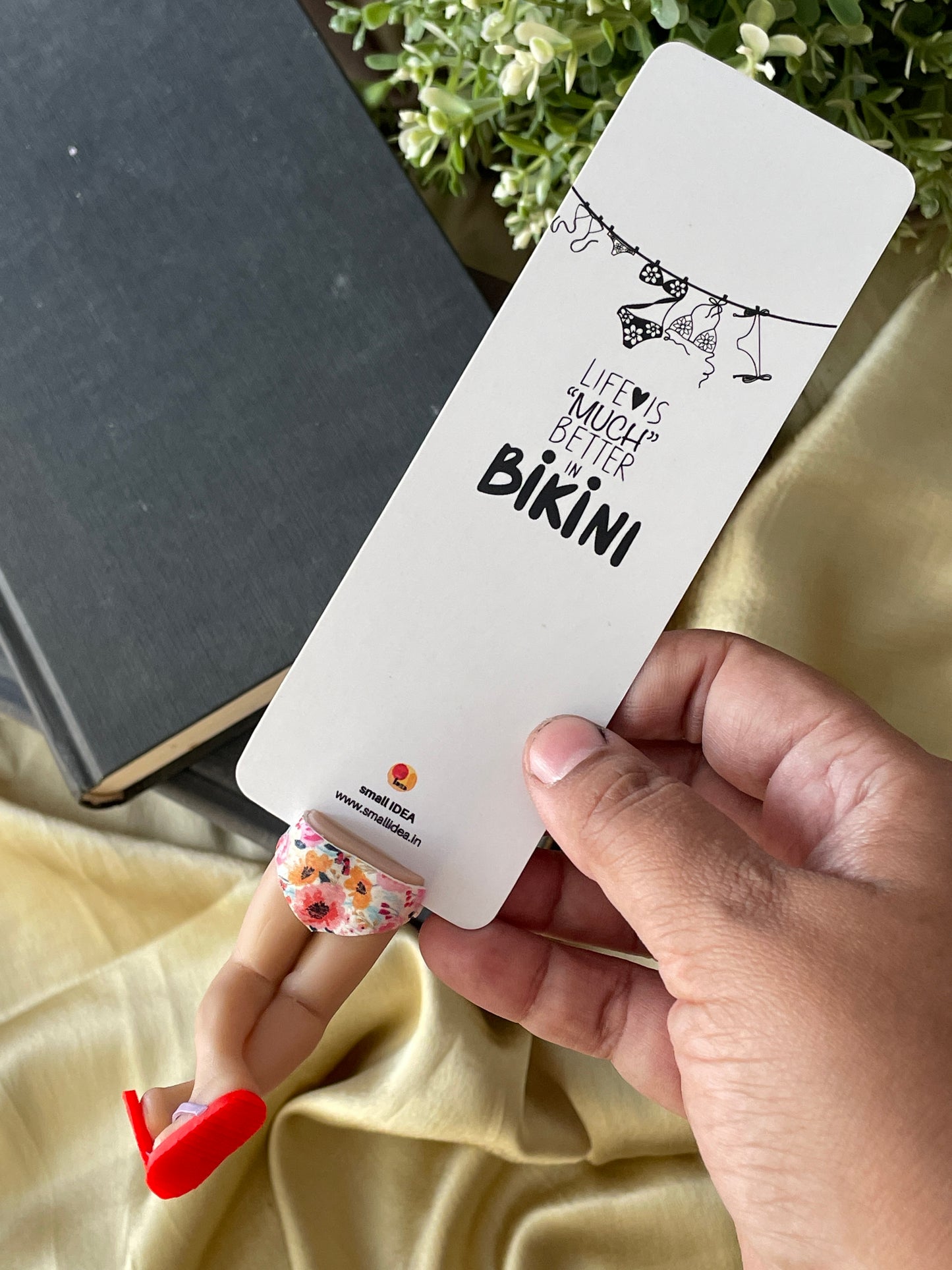 Bikini Babes Handmade Miniature Leggy Bookmark