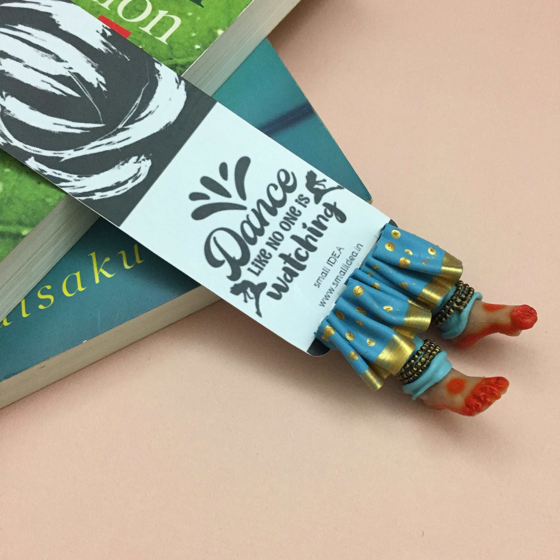 Kathak Dancer Handmade Miniature Leggy Bookmark
