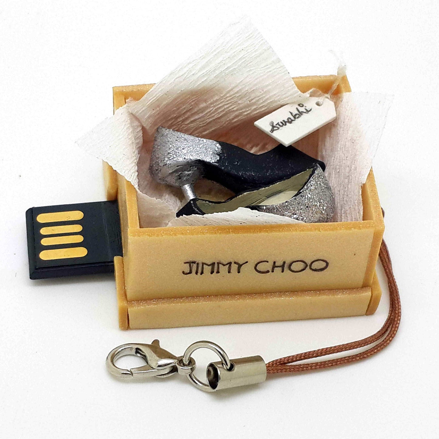Jimmy Choo Miniature Shoes Novelty Pen Drive