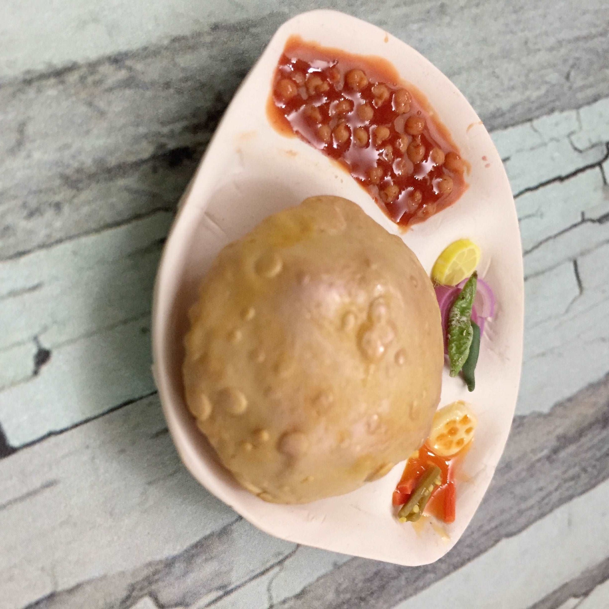 Chole Bhature Indian Food Fridge Magnet