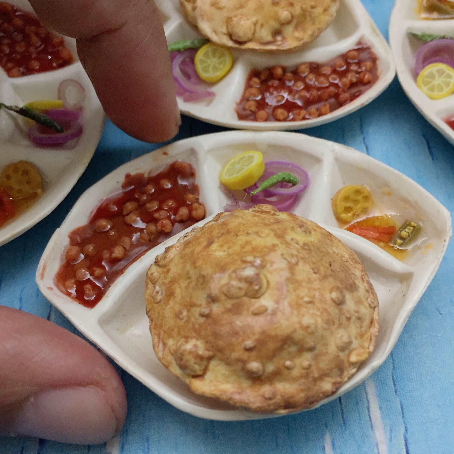 Chole Bhature Indian Food Fridge Magnet