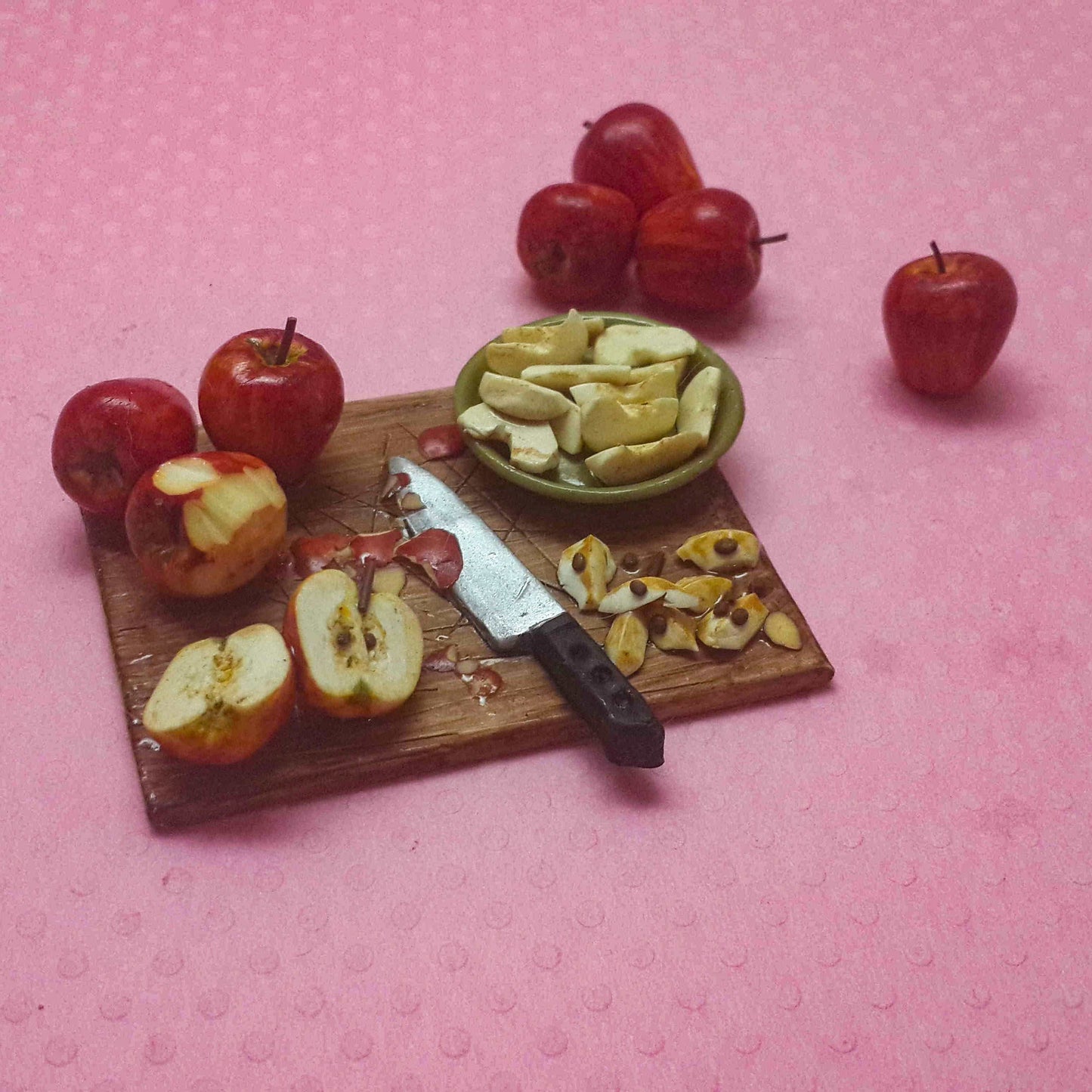 Apple Prep Miniature Board Fridge Magnet