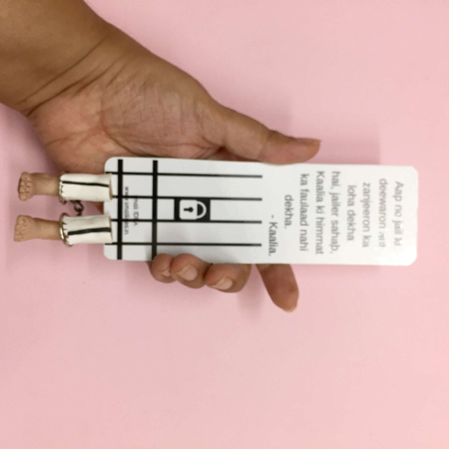 Kalia Movie Jailbreak Dailouge Handmade Miniature Leggy Bookmark