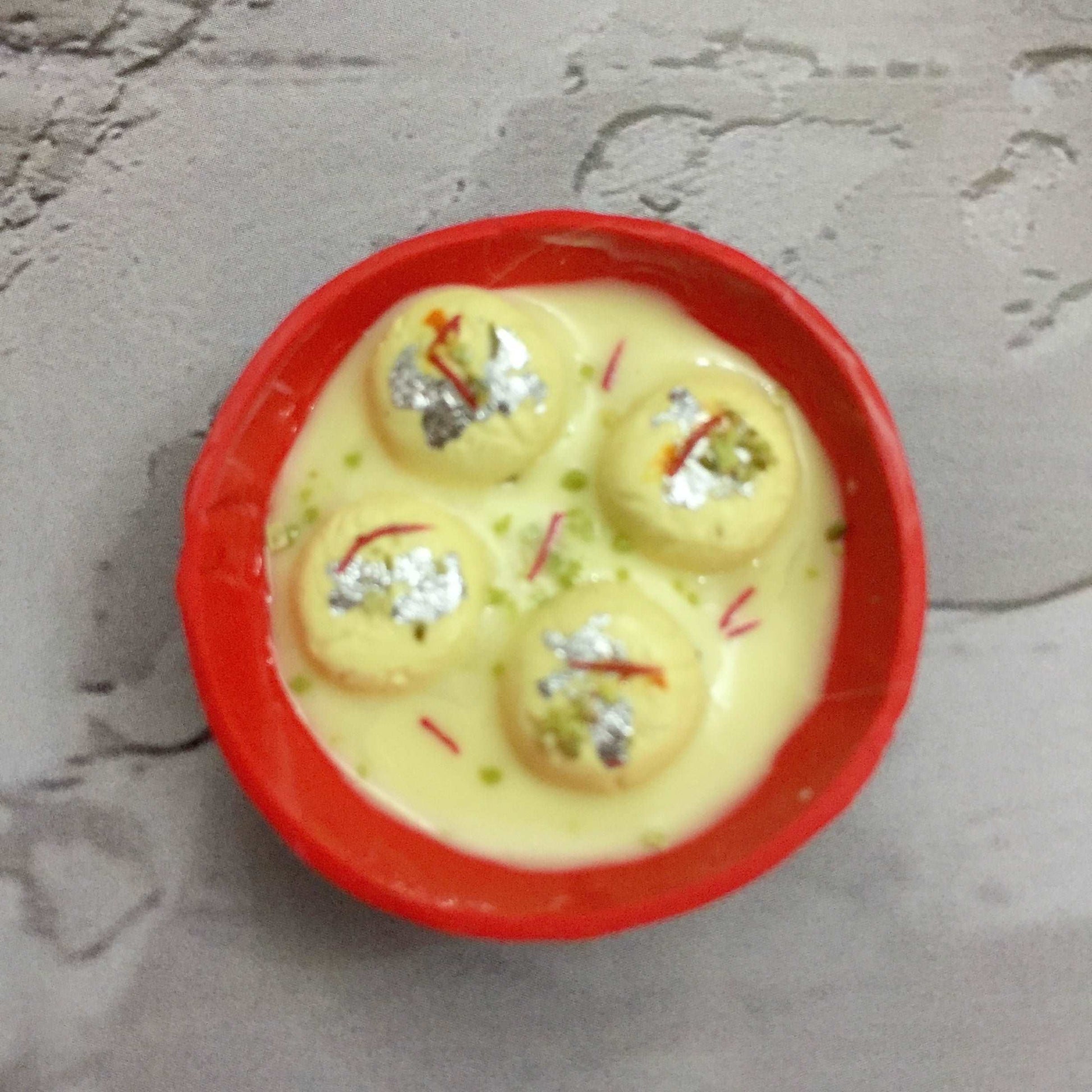Rasmalai Sweet Indian Dessert Fridge Magnet