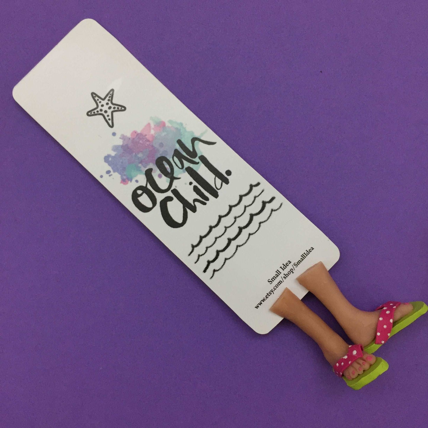 Ocean Child Handmade Miniature Leggy Bookmark