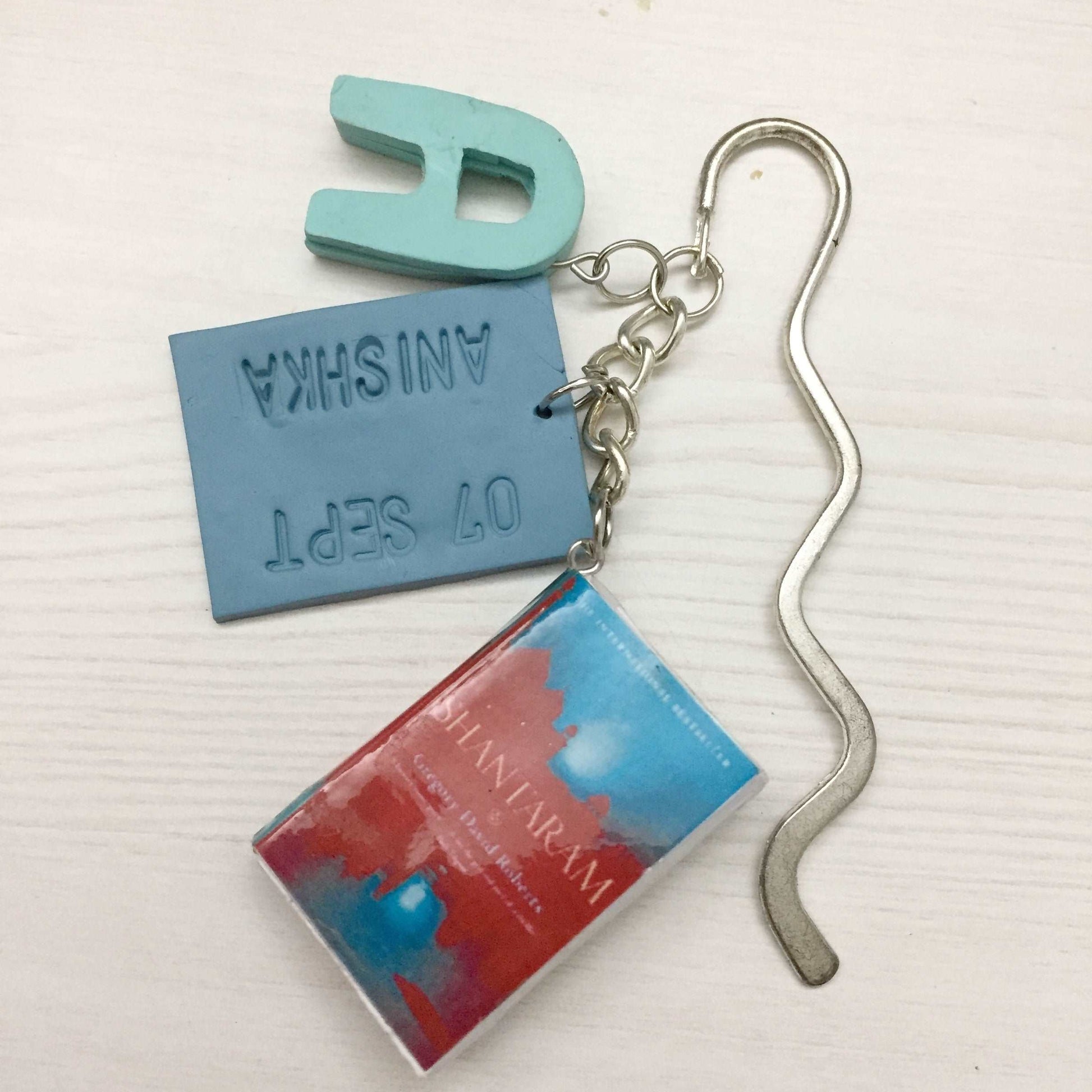 Custom Miniature Books Hook Bookmark