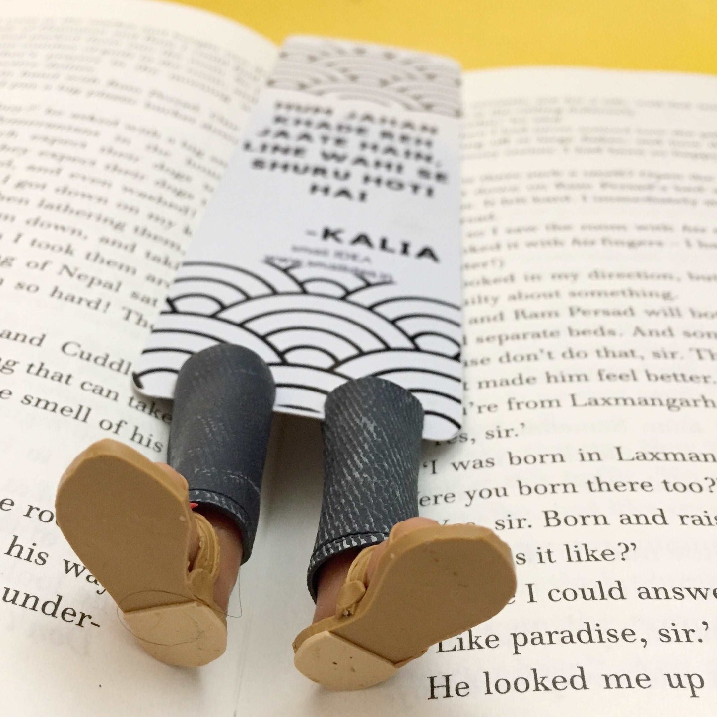 Kalia Movie Dailouge Handmade Miniature Leggy Bookmark