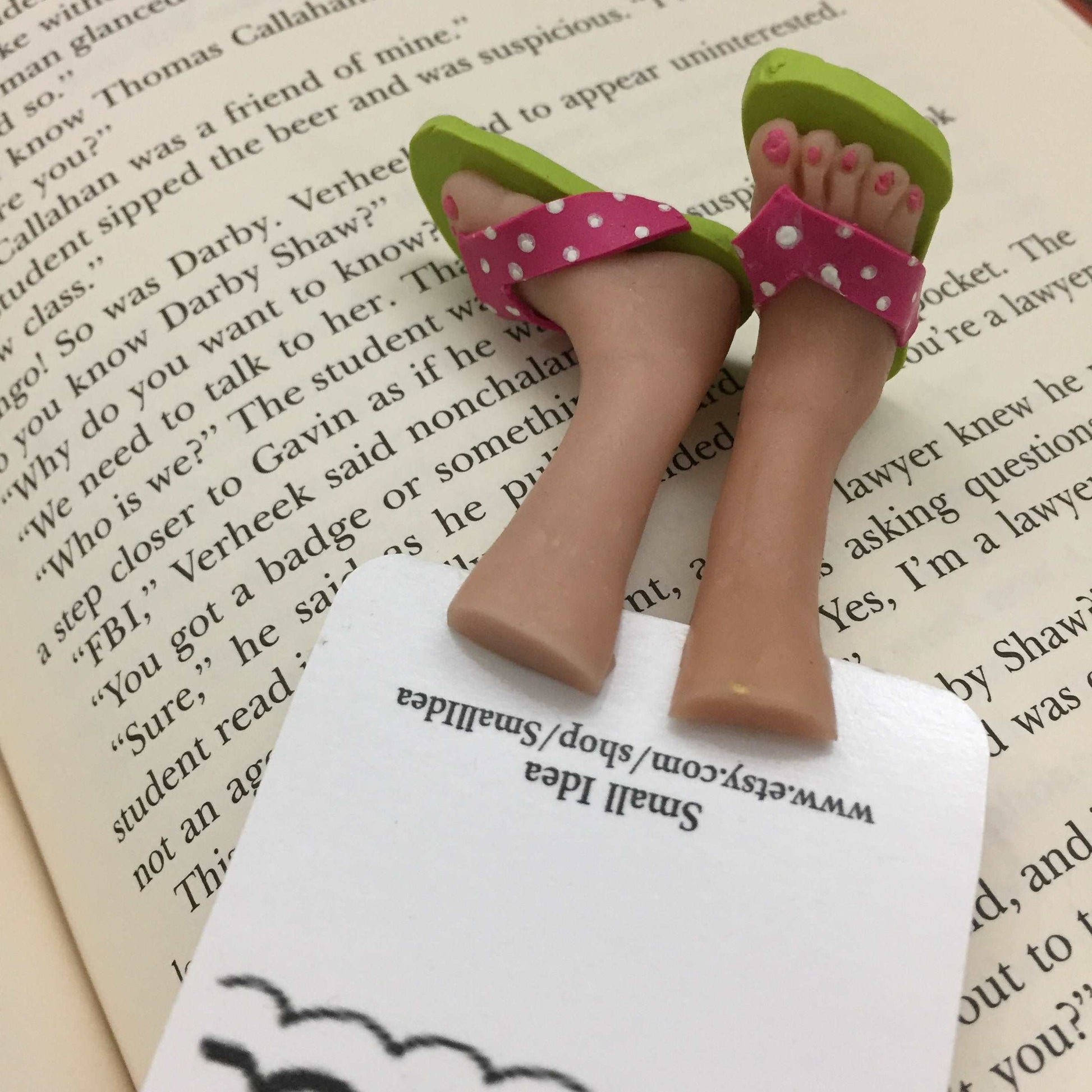 Ocean Child Handmade Miniature Leggy Bookmark