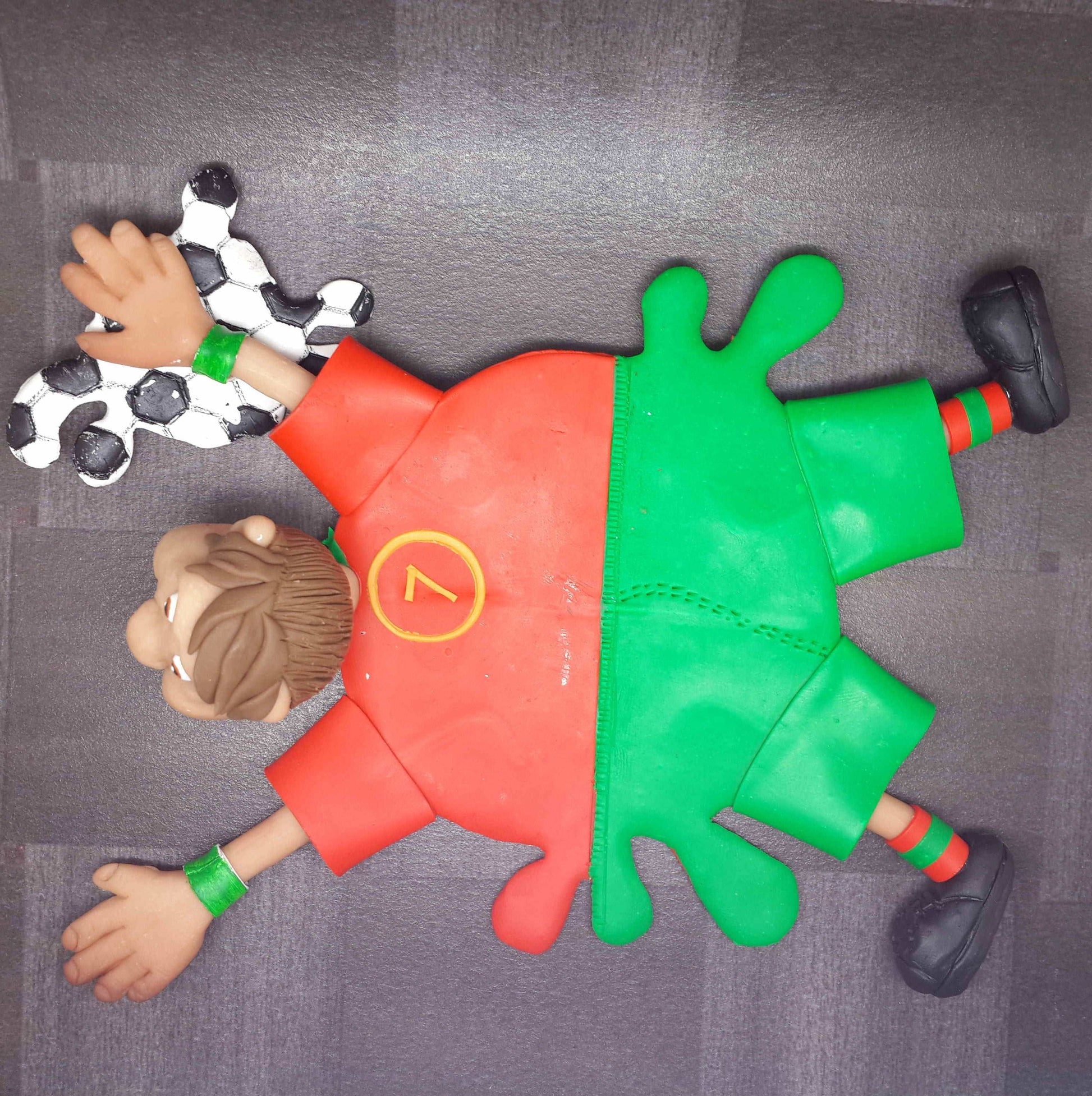 Football Portugal  Splattered Clay Coaster