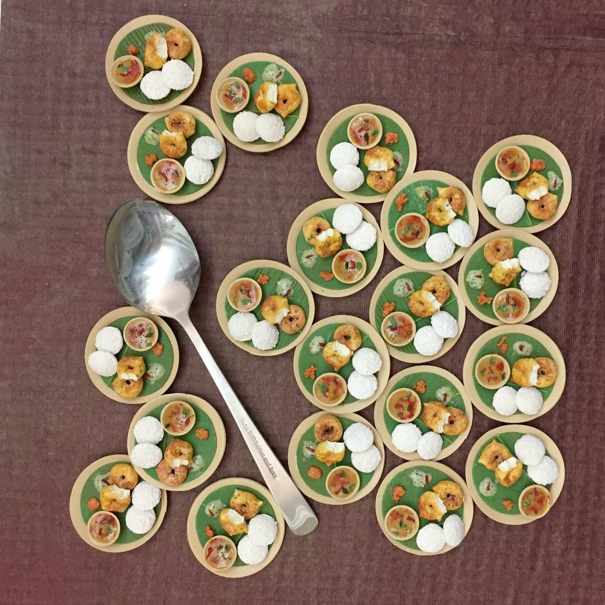 Idli Vada Sambar Breakfast South Indian Food Fridge Magnet