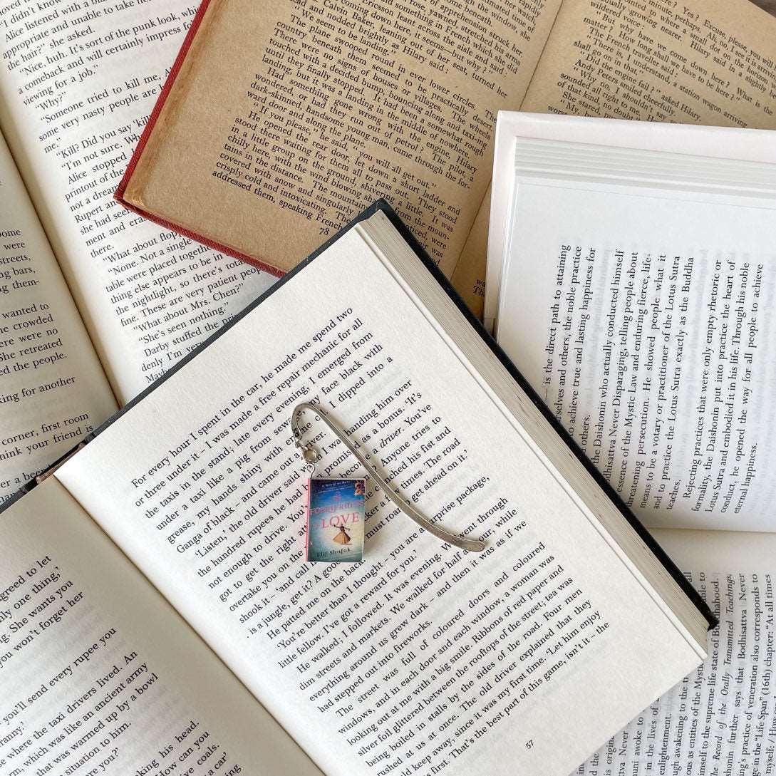 Forty Rules Of Love Miniature Book Hook Bookmark
