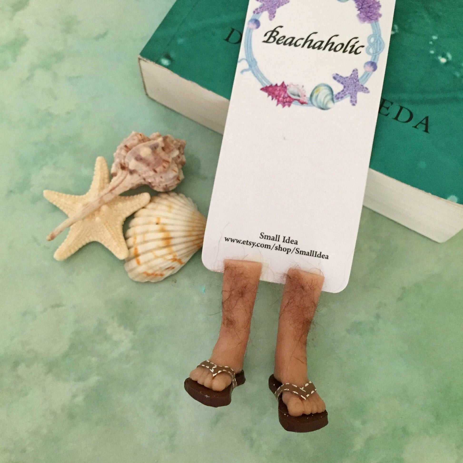 Beachaholic Handmade Miniature Leggy Bookmark