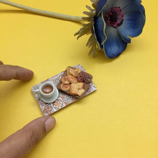 chai biscuit miniature magnet 