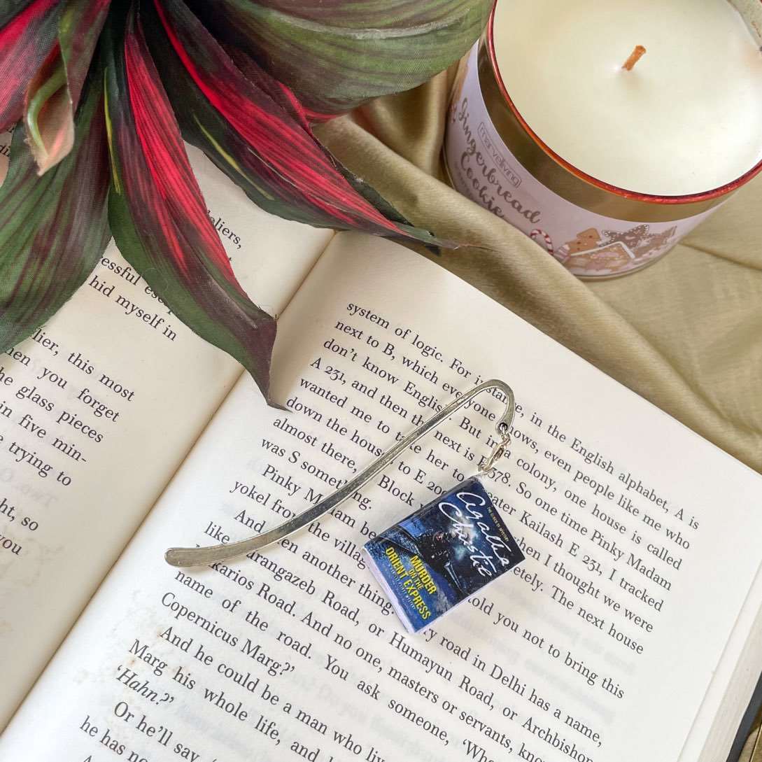 Agatha Christie Miniature Books Hook Bookmark
