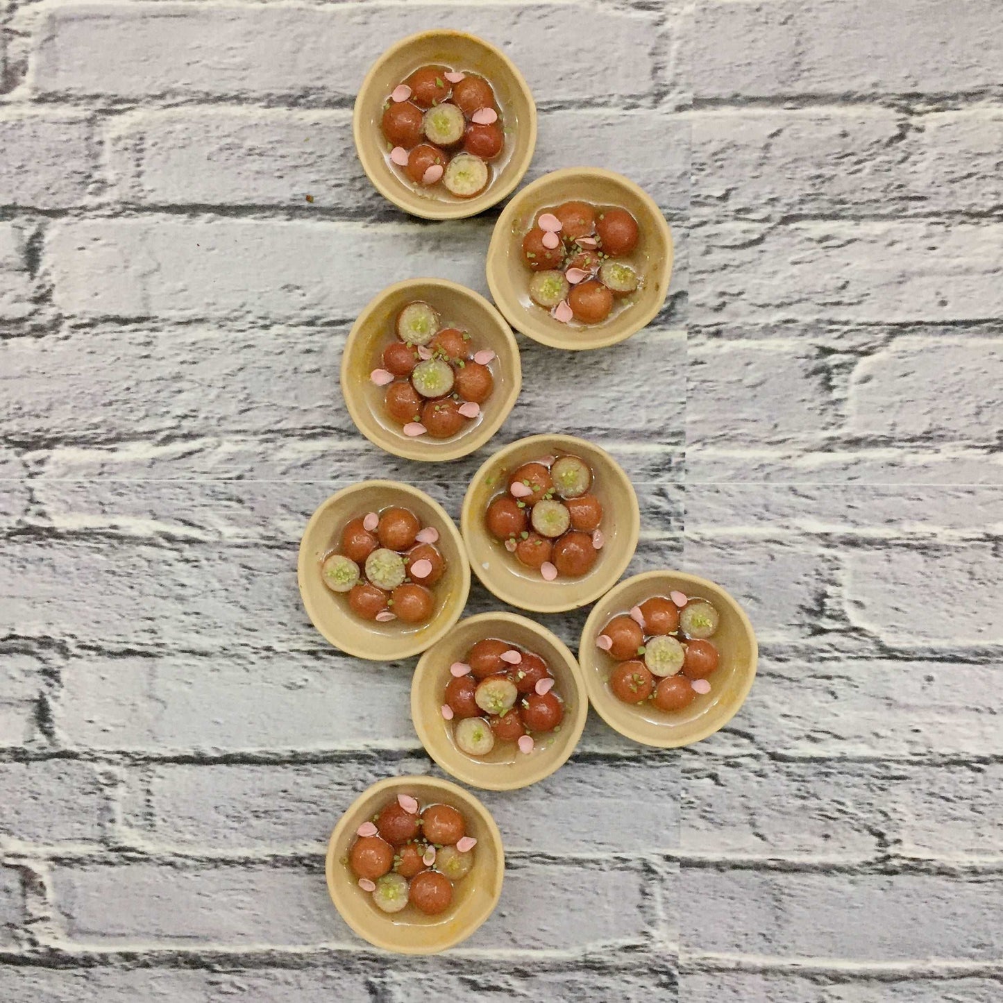 Gulab Jamun Indian Miniature Food Magnet