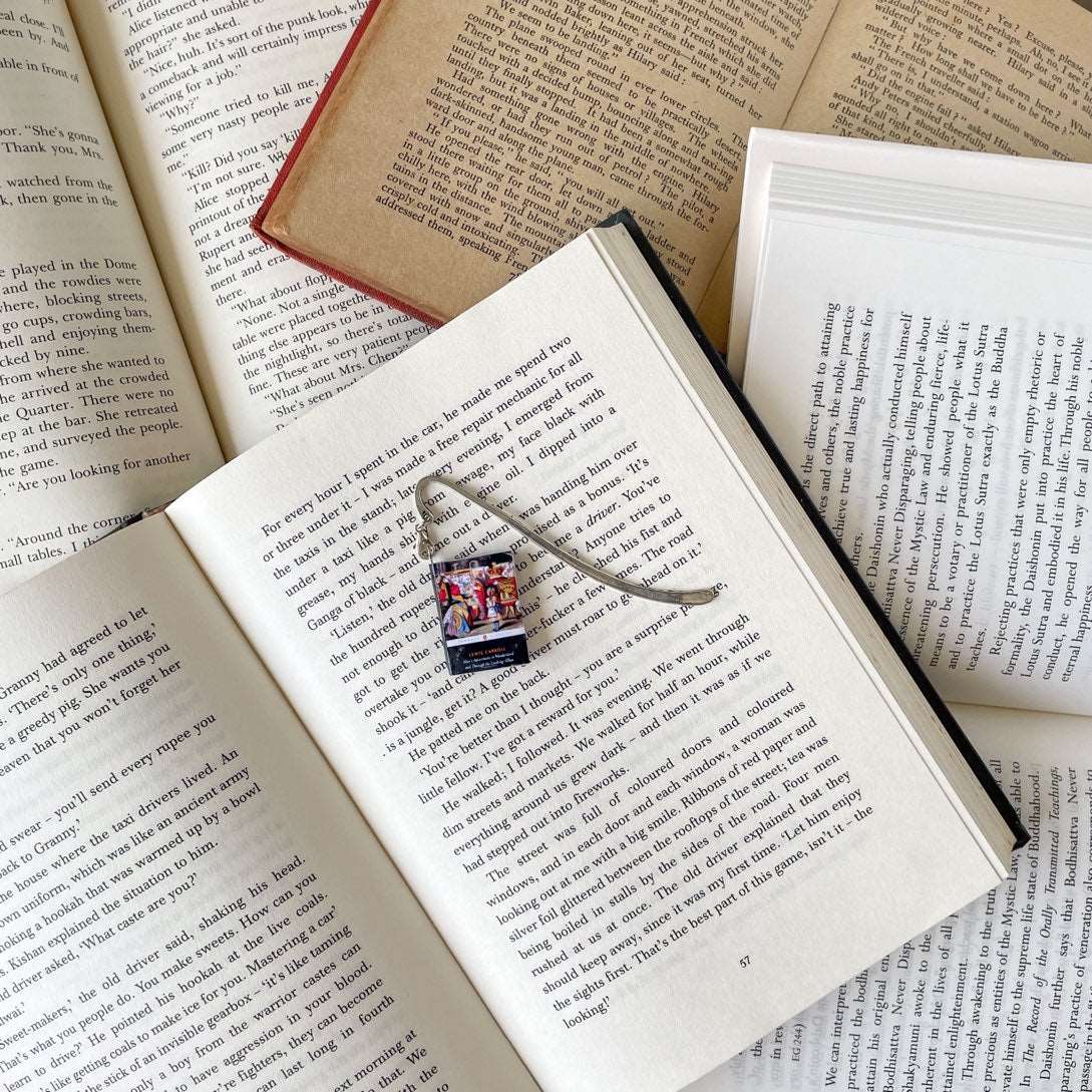 Alice In Wonderland Miniature Book Hook Bookmark